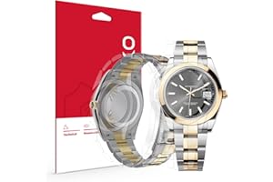 skoko 2 Pack Full Body Protective Film Compatible with Rolex Oyster Perpetual Perpetual Datejust 41mm, Glossy Clear Skin, Full Coverage, Anti Scartch, Easy installation