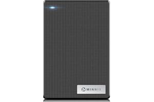 Minnix High-Speed 500GB Portable External Hard Disk - 2 Year Warranty - USB 3.0 for PC Laptop Windows and Mac, External HDD -