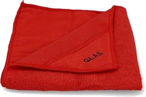 NIGRIN Ściereczka z mikrofibry, nie pozostawia smug i smug, czyszczenie szyb samochodowych, luster i okien, gwarantowana niestrzępiąca się, ściereczka z mikrofibry do pielęgnacji samochodu, 40 x 40 cm