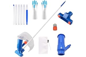 SHENGRUILI Aspirateur Piscine,Outillage Aspirateur Piscine,Auto Aspirateur Piscine,Aspirateur Piscine Hors Sol avec,Aspirateur À Jet De Piscine,Outil de Nettoyage de Piscine