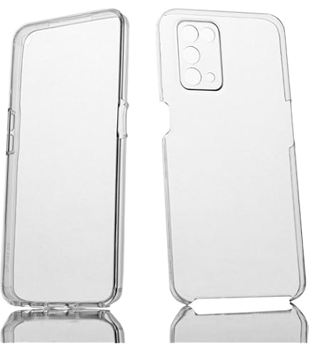 Custodia Full Body 360° Trasparente Per OPPO A54 5G / A74 5G – Doppio Strato PC + TPU Antigraffio - 2