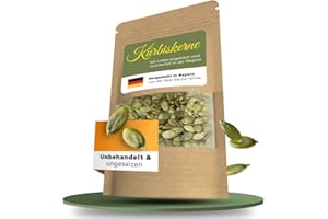BBQUH Steirische Kürbiskerne 1kg - Rohe & naturbelassene Kürbiskerne 1kg - 100% aus Bayern - Protein & ballaststoffreich - Ideal zum Backen Kochen & Snacken - Pumpkin Seeds - Rohkost Qualität