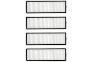 Odashen Paquete de 4 filtros HEPA para robot aspirador Xiaomi Dreame L10s Ultra/L10 Ultra/L10s Pro/D10 Plus/Z10 Pro/S10/S10 PRO/S10 PLUS, lavables y reutilizables