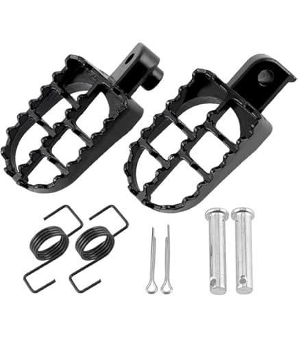 Cale Repose-Pieds Noir en Alu D & G Cross / Enduro KTM SXF 250 SX-F 2012-2015