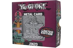 YU-GI-OH! Fanattik- YU-GI-OH Metal Silver Card-Jinzo, KON-YGO48