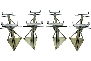 GENERIC Static Caravan Axle Stands Large X8 (Extra Wide Mobile Home Support 15" -20")