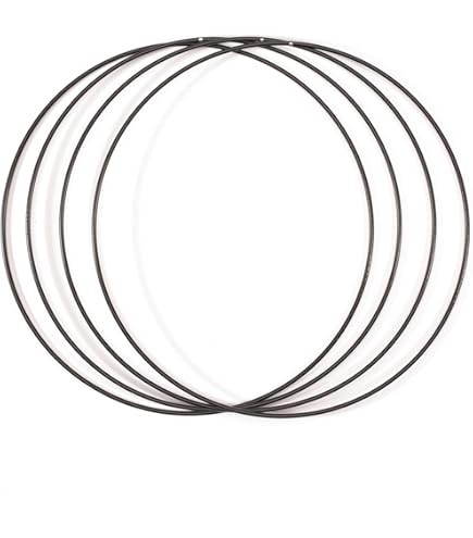 Rayher Anelli Metallici Per Fai Da Te - Diametro 25 Cm, Argento - Foto 10