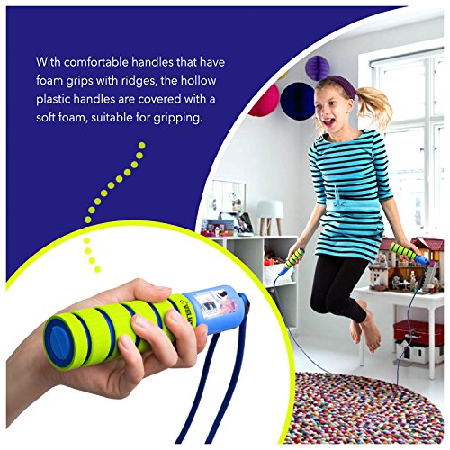 Springseil für Kinder und Profis: Box, Crossfit, mit digitalem Zähler. - 4