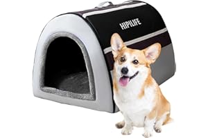 TONGFENG Casa para gatos para exteriores, resistente al invierno, casa para gatos, cueva para gatos al aire libre, casa para mascotas, impermeable, plegable, para mascotas pequeñas, interior