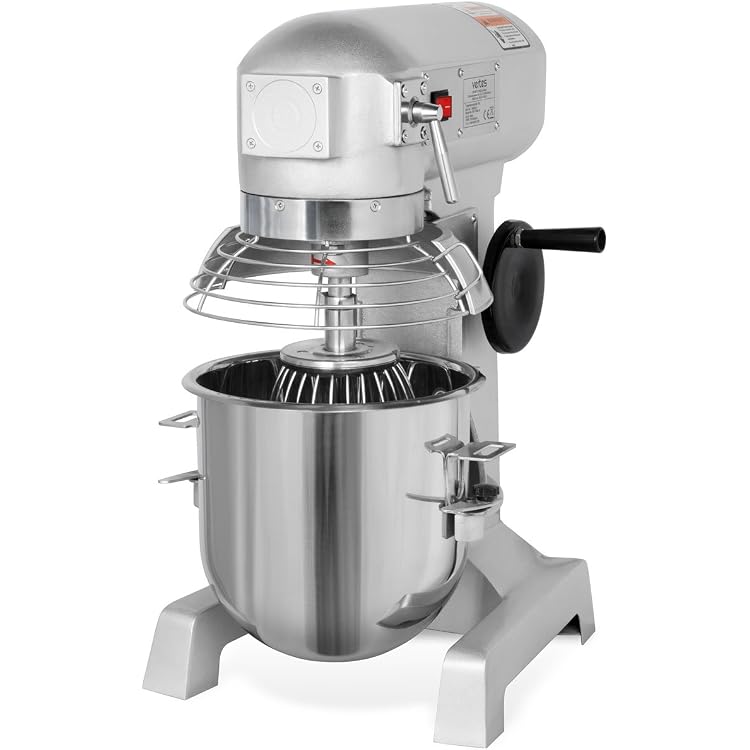 Vitinni Küchenmaschine – 6L Edelstahlschüssel, 1500 Watt, Inkl. 3 Aufsätze
