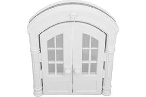 SHENRUIFA Cat Door Interior Door Secure Long Lasting Use Easy Install Portal French Cat Door for Pets Dogs (Regular)