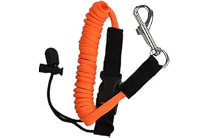 POVANJER Sangles d'kayak – Ensemble Cordes élastiques sécurité avec Boucle Ceinture réglable et Crochet en métal, corélastique sécurité pour Kayak