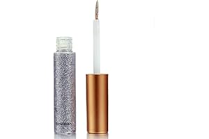 RENHUANGFUXI Coloured Glitter Eyeliner Liquid, Waterproof Long-Lasting Glitter Liners, Silver Gold Pink Green Eyeliner for Eye Makeup