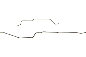 Rear Axle Brake Line - Fits 97-02 Jeep Wrangler W/Dana 35 Only Rear Drum - Stainless - The Stop Shop