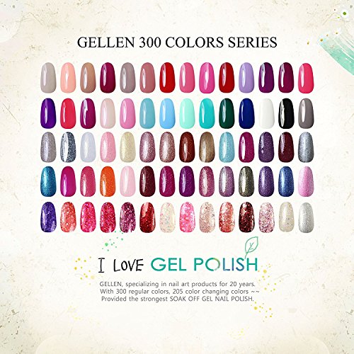 Gellen Top Coat und Base Coat UV /LED Lampe Unterlack(10ml) & Überlack(10ml) - 2