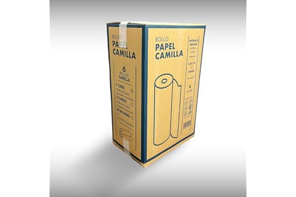 Rollo de papel camilla 58cmx62m | 6 Rollos ECO blanco