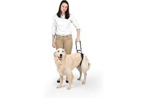 PetSafe CareLift Arnés de Elevación Trasera para Perros, Arnés de Soporte con Asa y Correa, Perros Discapacitados o Ancianos, Material Transpirable y Cómodo, Fácil Ajuste, Perro Grande