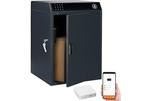 Boîte aux lettres connectée pour colis 46 x 72 x 50 cm avec passerelle réseau [AGT]