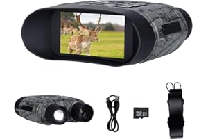 Rollei NightVision 400 4K Nachtsichtgerät, 40MP Fernglas mit Nachtsicht Militär 12X Digitalzoom 32GB SD-Karte 400M Infrarot Kamera mit Taschenlampe 5000mAh Nachtsicht Fernglas Erwachsene für Jagd