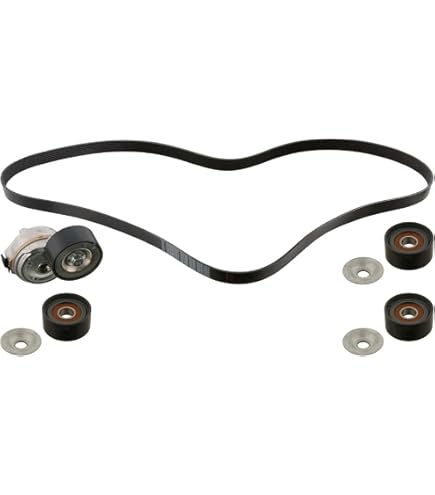 Febi Bilstein Keilrippenriemen-Satz 45969 - Mit Spanner & Umlenkrolle, 8 Rippen, 1635 Mm