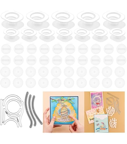Action-Wackelfedern – 30 Stück, Selbstklebend, Für Bewegliche Karten & Scrapbooking-Projekte