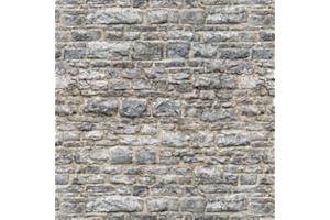 MyTinyWorld Dolls House Miniature Grey Stone Wall Pattern Cladding