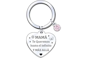 LUODAN Regalo Mamá Madre Llavero,Regalo para el día de la madre,Regalos Llavero Cumpleaños para Mamá,Regalo Mamá Cumpleaños,Navidad,día de la madre