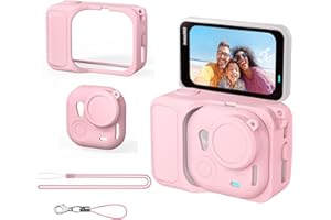 Honbobo Silikonhülle für Insta360 GO Ultra, Schutzhülle Zubehör Silicone Protective Case für Insta360 GO Ultra (Pink)