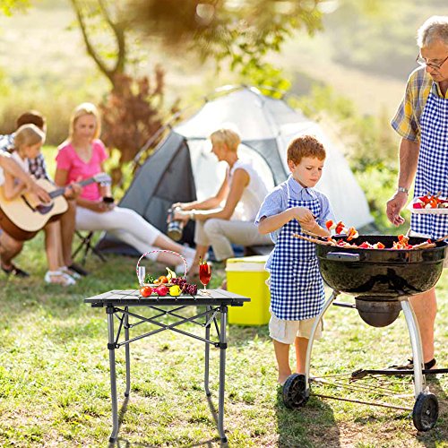 Qisiewell Table de Camping Table de Plage Pliante en Aluminium Table de Pique-Nique Portable légère compacte pour intérieur et extérieur Camping Picnic Beach Natation Randonnée BBQ Qisiewell Table de Camping Table de Plage Pliante en Aluminium Table de Pique-Nique Portable légère compacte pour intérieur et extérieur Camping Picnic Beach Natation Randonnée BBQ