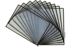 DJOIS Tarifold 114507 Sterifold Antimikrobielle Sichttafeln, A4, schwarz