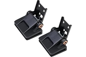 2 Stück Vsttar Staubschutz-Scharnier-Plattenspieler-Teile, kompatibel mit Akai AP-206, AR - AR Plattenspieler, BSR - Quanta 450SX, Kenwood - KD-40R, Sony PS-11, PS-22, Yamaha-P-200, verschiedene