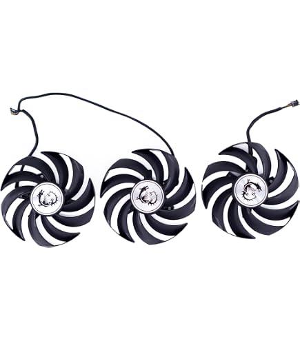 Ventilateur De Carte Graphique 95 Mm Compatible MSI RTX 3070 RTX 3060 Ti VENTUS 2X - Silencieux