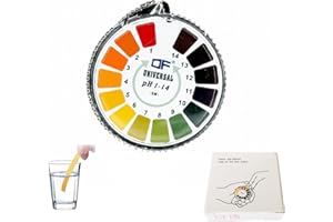 Yuiturt 1 Rolle pH Teststreifen 5 m, etwa 250 Mal verfügbar, ph Wert Teststreifen Messbereich 0-14, Litmus Paper ph Strips Lackmus Indikator Universalpapier ph, Aquarien, Teiche, Speichel, Urin