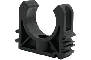 BAUMAXXE PVC-Rohrschellen Set I 20 mm I Kunststoff I 10 Stück I Pool-Zubehör I Rohrclip I Rohrklemme I für PVC-Rohr mit Ø 20 mm geeignet I bm160