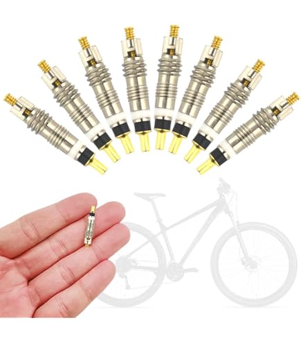 DRE-10 Pièces Presta Valve Cores Obus Valve Presta avec 1 Pièce Outil DRE-10 Pièces Presta Valve Cores Obus Valve Presta avec 1 Pièce Outil