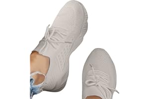 ‎FANNYFUNY Sportschuhe Damen Fitnessstudio Elegant Classic Weiss Hoch Trainingsschuhe Walkingschuhe Freizeitsportschuhe Plateau Shoes Frühling Meladen Turnschuhe Bequeme Leistungsstarke Wmshoes Sneakers Schuhe