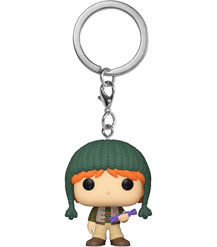 Funko Pop! Keychain: HP - Hermione Granger - (Yule) - Harry Potter- Mini- Figurine En Vinyle à Collectionner Porte-clés Fantaisie - Cadeau De Noël - Idée De Cadeau - Produits Officiels