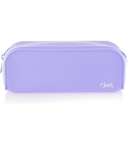 Estuche Escolar Portatodo De Silicona Colorline Azul Claro