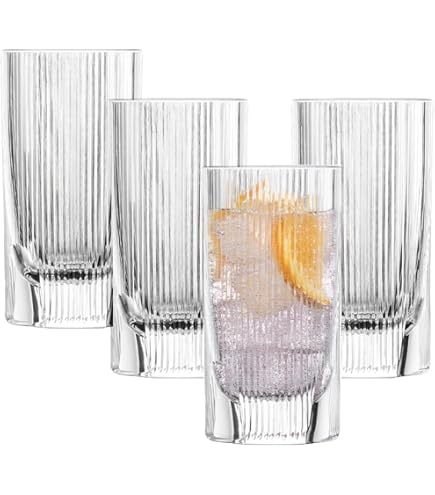 Schott-Zwiesel Longdrink Glas Paris – 12er Set, Elegantes Trinkglas Für Cocktails & Getränke