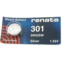 Pile Montre Renata 301 (SR43SW) - Pour Swatch, Fossil, Timex, Casio - 7