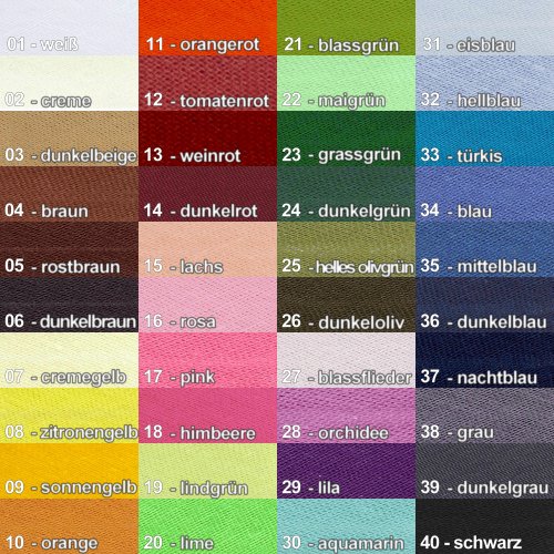 Paspelband, 10 Meter Baumwolle BW / Farbe: schwarz