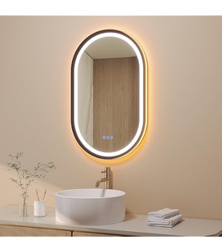 Spiegel met led ovaal 50 x 100 cm - .nl - Grootste in