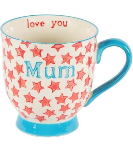 Tazza Sass & Belle Blue Willow Con Scritta 'I Love You Mum' - Tazza In Ceramica Floreale Per La Festa Della Mamma, Regalo Per Lei, Lavabile In Lavastoviglie