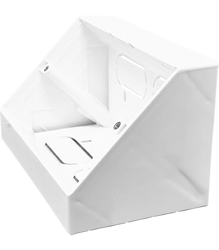 thumbnail image 2 of Falcon 32mm Deep Radius Corner Surface Pattress Boxes 2 Gang | ExpertE 2 of 12