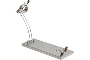 CUPERINOX Jamonero Profesional | Jamonero Giratorio Inoxidable | Jamonero Plegable | Tabla Cortar Jamon | Jamonera | Soporte Jamon