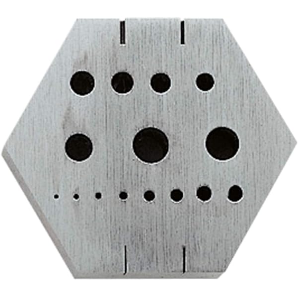 Blocco Rivetto Per Orologiai – Acciaio, 36 Fori Da 0.5 Mm A 3.75 Mm – Anchor India