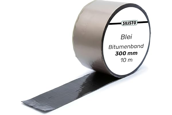 Ruban de bitume | couleur aluminium, plomb, cuivre | 50, 75, 100, 150, 200, 225, 300, 600 mm x 10 mètres