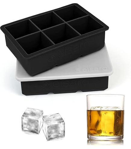 Stampo Silicone Per Ghiaccio - 3 Stampini Con Coperchio - Senza BPA - Per Cocktail E Bevande - Foto 5