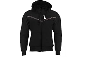 Jet Chaqueta Moto Capucha Hoodie Verano con Armadura Aramid