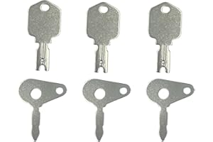 SENB 6X 10X Forklift key 1430 1600 keys replacement for Hyster/Caterpillar/Yale with universal key replacement for JCB Lucas MF